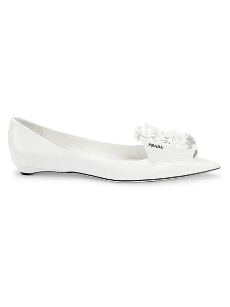 prada flats women's|prada sculptural flats.